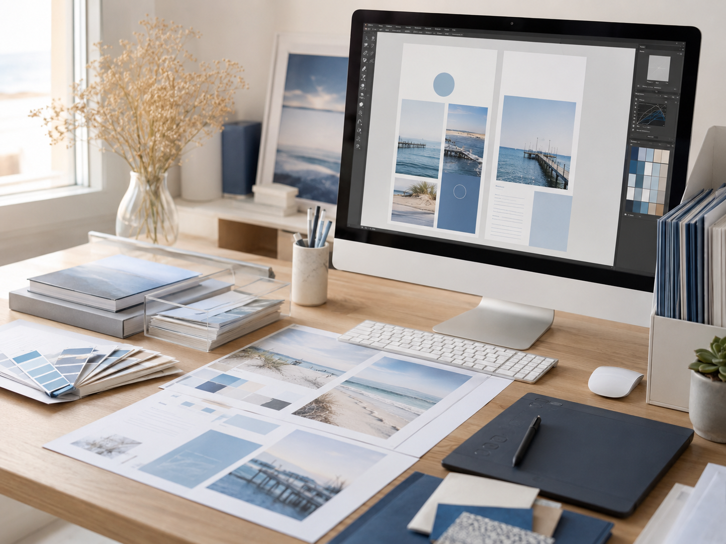 Studio graphique et préparation des fichiers avant impression